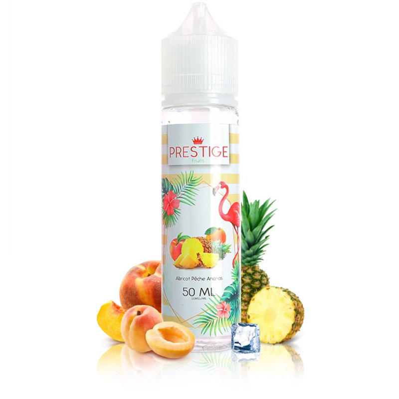 E-liquide Abricot Pêche Ananas 50ml Fruits - Prestige