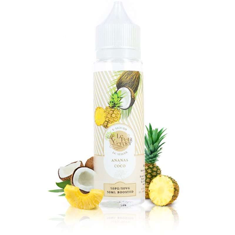 E-liquide Ananas Coco 50ml Le Petit Verger - Savourea