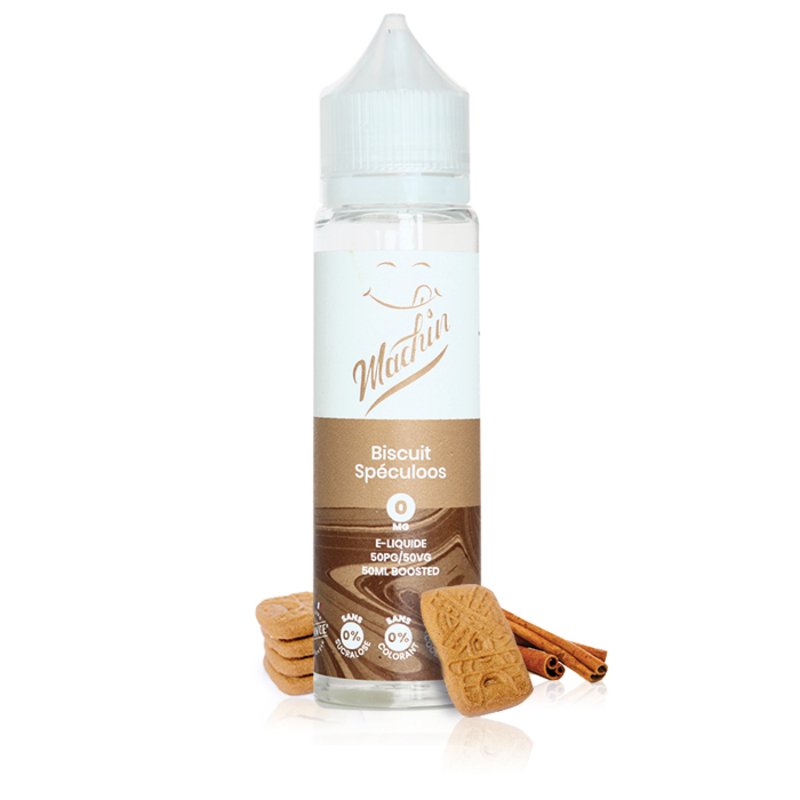 E-liquide Biscuit Spéculoos 50ml Machin - Savourea