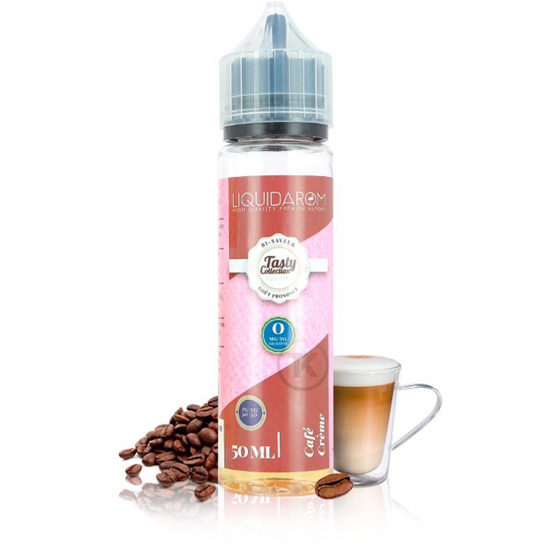 E-liquide Café Crème 50ml Tasty Collection - LiquidArom