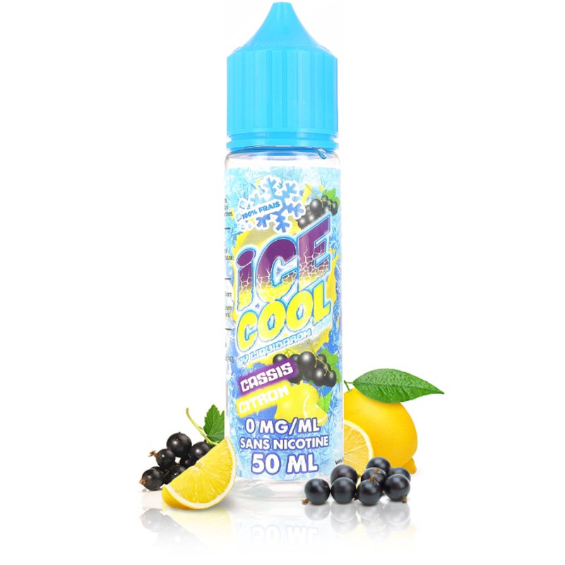 E-liquide Cassis Citron 50ml Ice Cool - LiquidArom