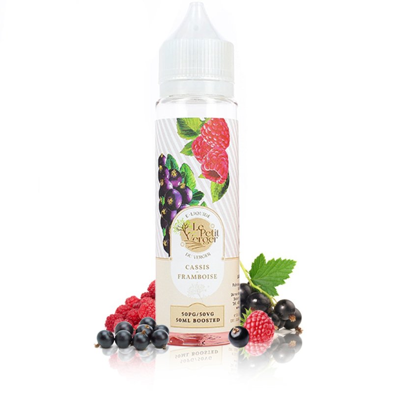 E-liquide Cassis Framboise 50ml Le Petit Verger - Savourea