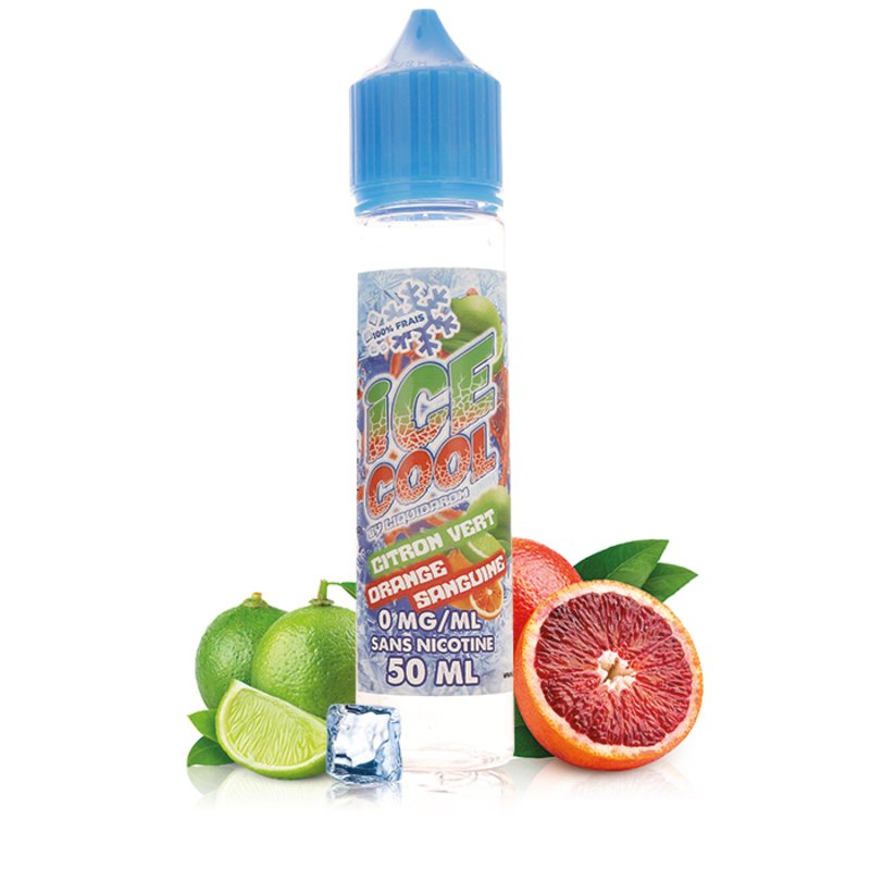 E-liquide Citron Vert Orange Sanguine 50ml Ice Cool - LiquidArom