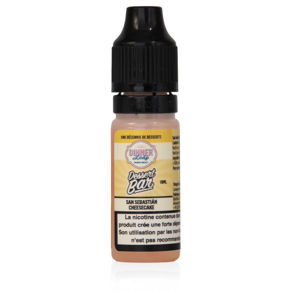 E-liquide San Sebastian Cheesecake Sel de Nicotine Dessert Bar - Dinner Lady