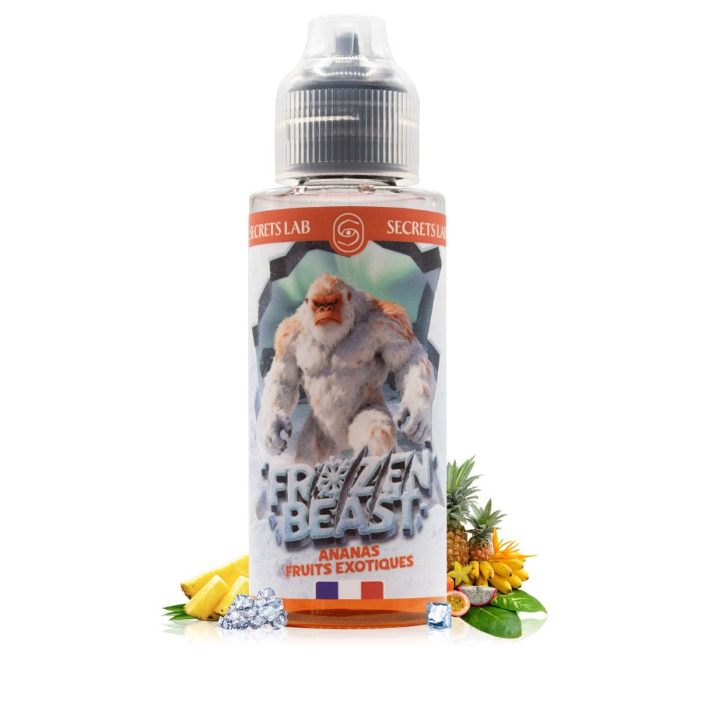 E-liquide Ananas Fruits Exotiques 100ml Frozen Beast - Secret's Lab
