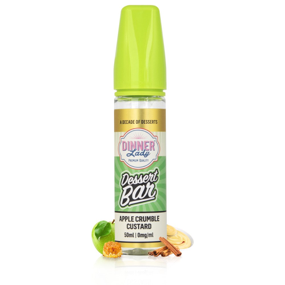 E-liquide Apple Crumble Custard 50ml Dessert Bar - Dinner Lady