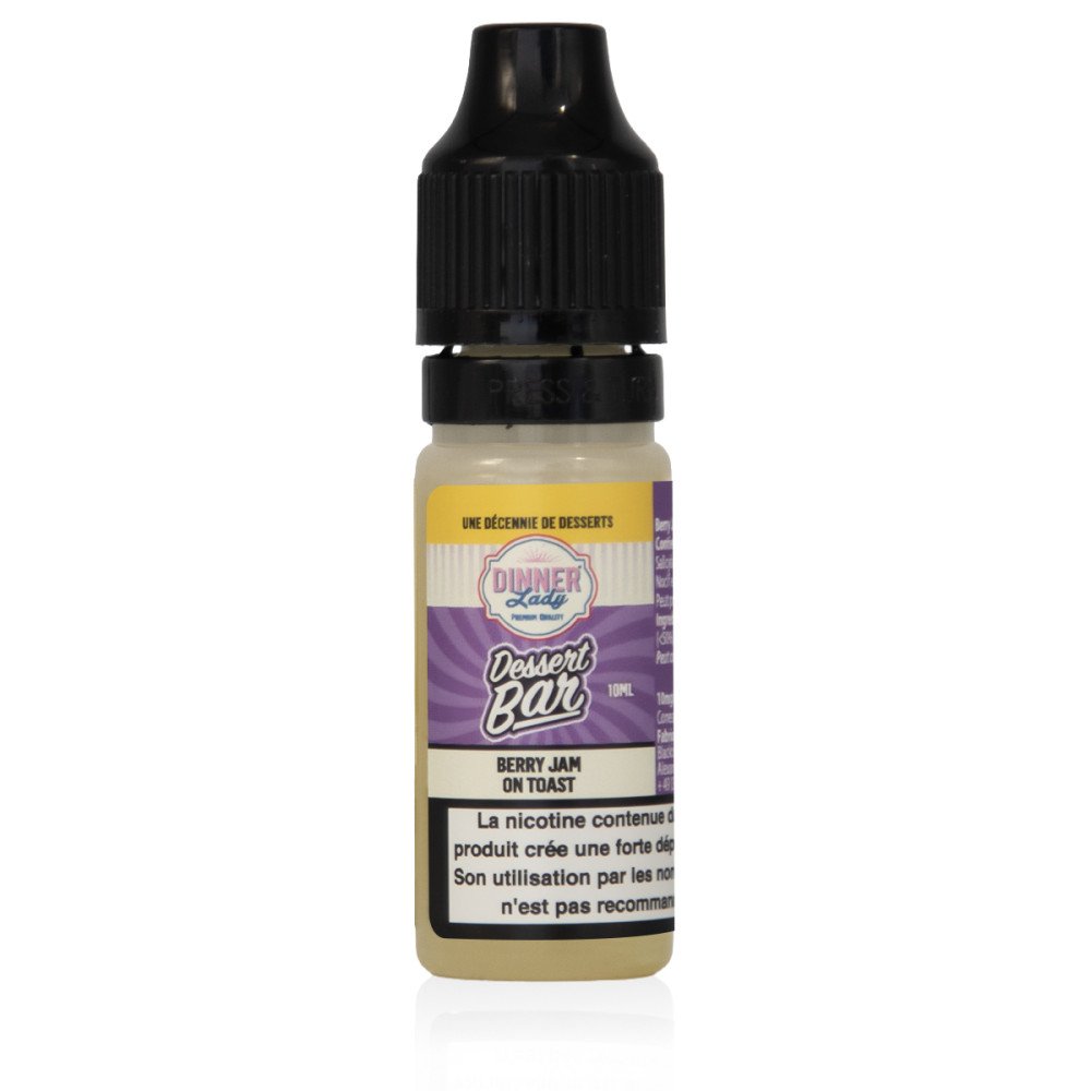 E-liquide Berry Jam On Toast Sel de Nicotine Dessert Bar - Dinner Lady