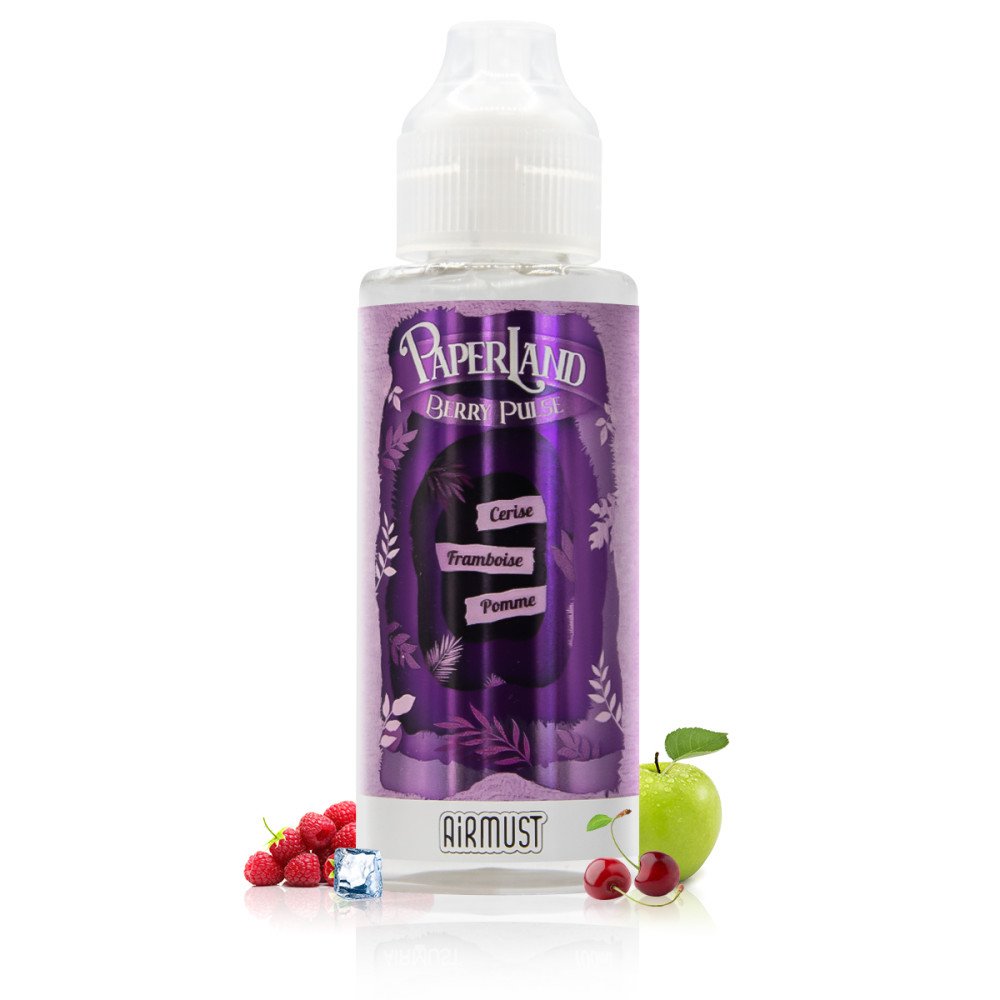E-liquide Berry Pulse 100ml Paperland - Airmust