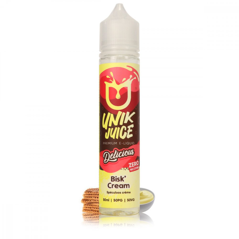 E-liquide Bisk'Cream 50ml Delicious - Unik Juice