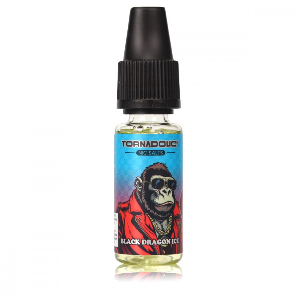 E-liquide Black Dragon Ice 10ml Sel de Nicotine - Tornado