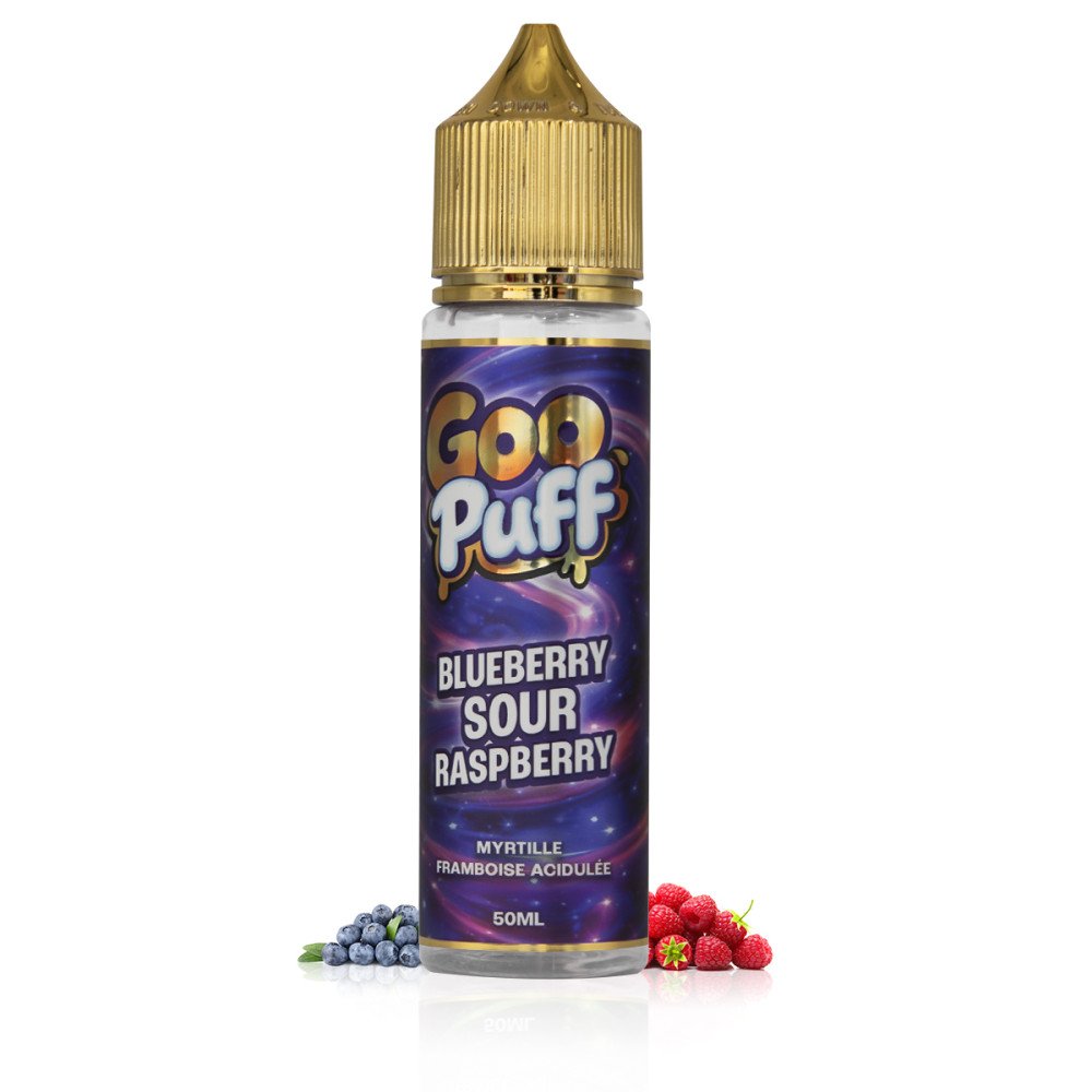 E-liquide Blueberry Sour Raspberry 50ml Goo Puff - Guilab
