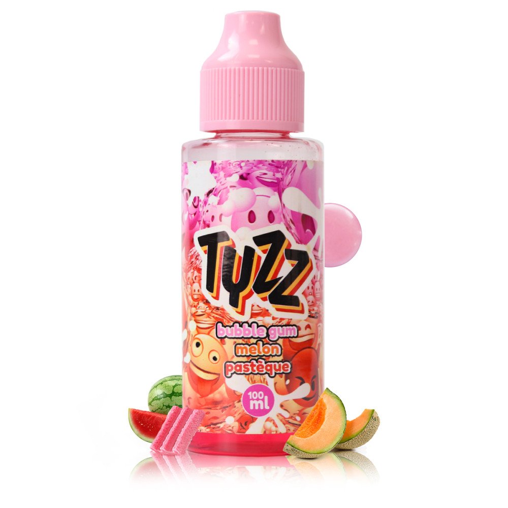 E-liquide Bubble Gum Pastèque Melon 100ml - Tyzz