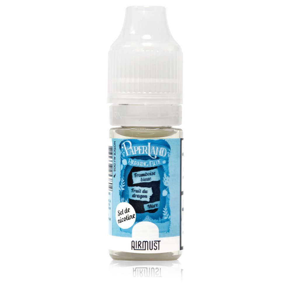 E-liquide Burning Blue Sel de Nicotine Paperland - Airmust