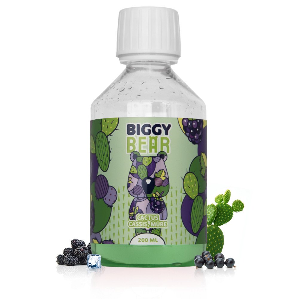 E-liquide Cactus Cassis Mûre 200ml - Biggy Bear