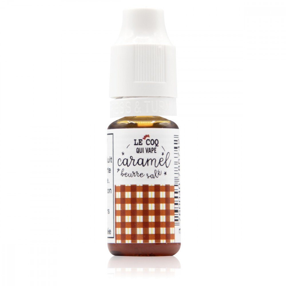 E-liquide Caramel Beurre Salé Premium - Le Coq Qui Vape