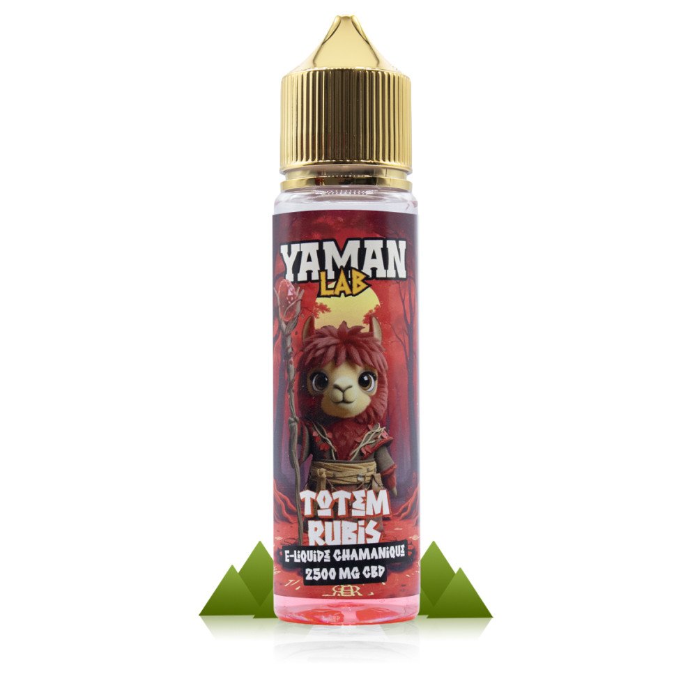 E-liquide CBD Totem Rubis 50ml - Yaman Lab