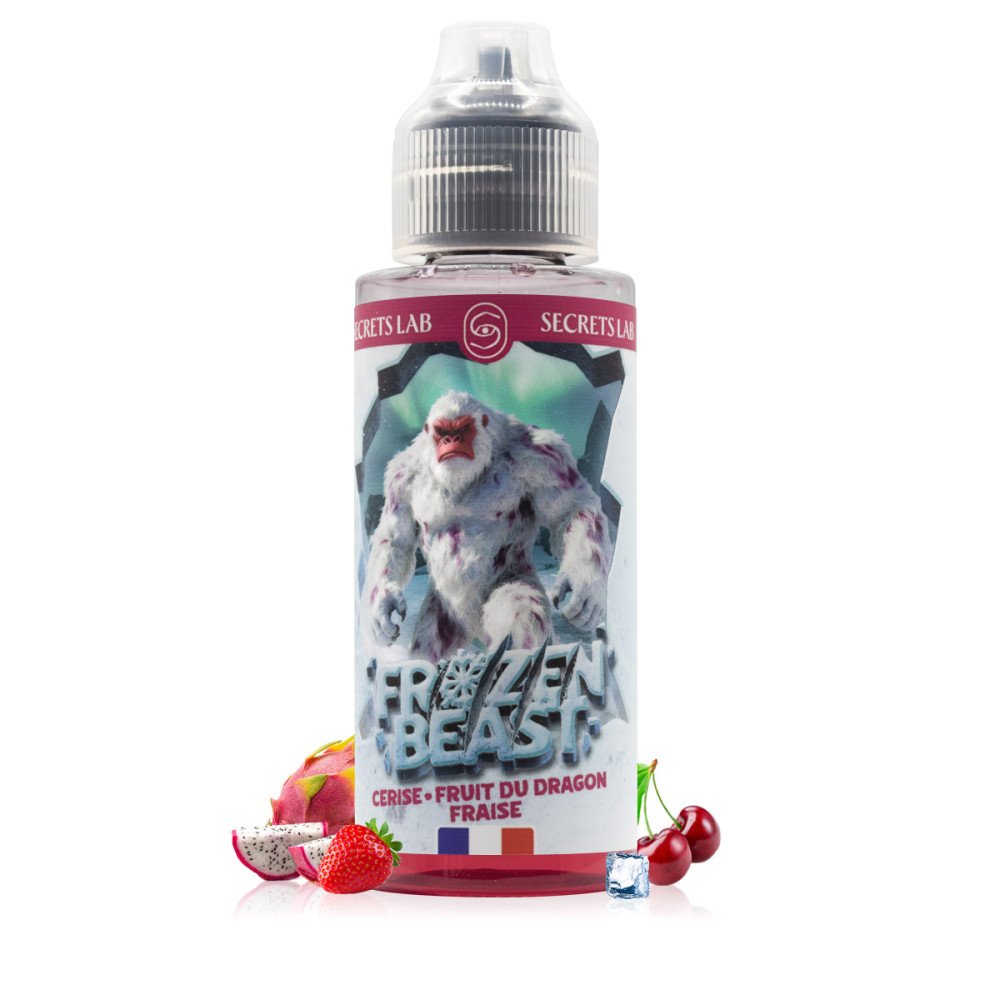 E-liquide Cerise Fruit du Dragon Fraise 100ml Frozen Beast - Secret's Lab