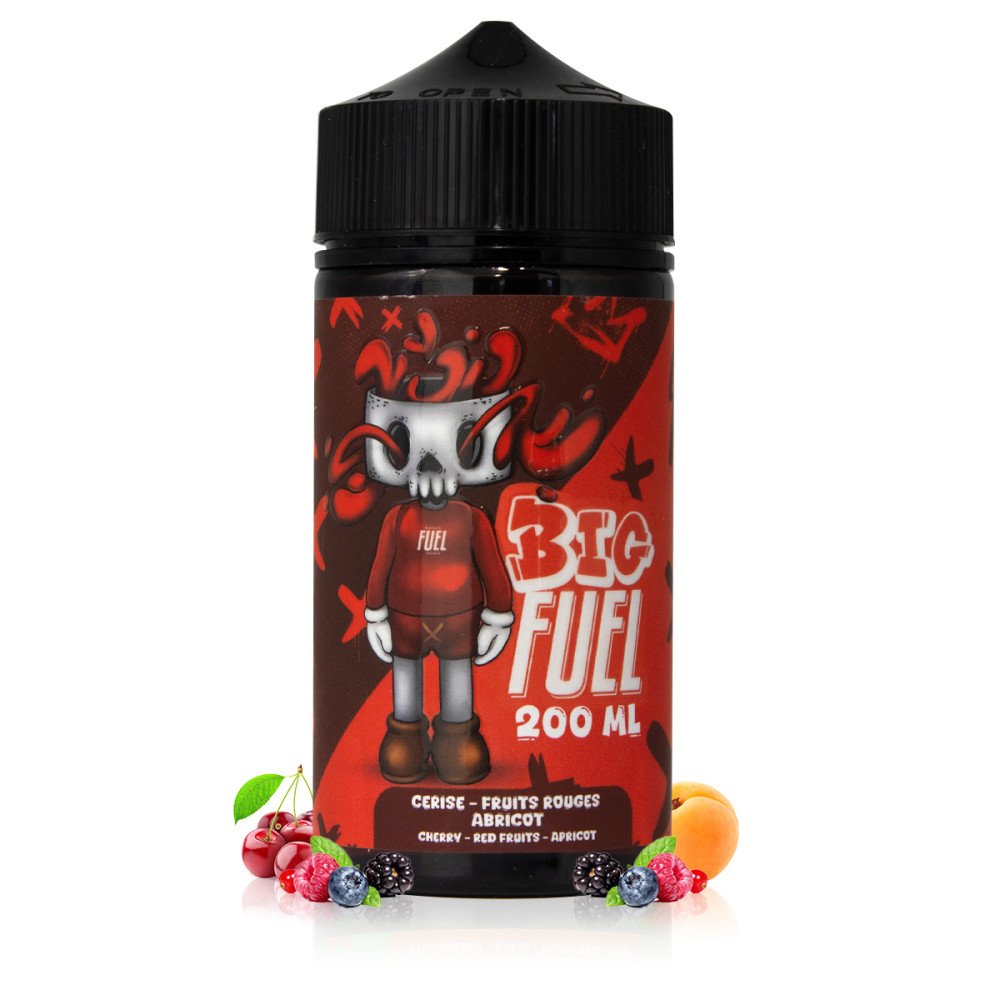 E-liquide Cerise Fruits Rouges Abricot 200ml Big Fuel - Maison Fuel