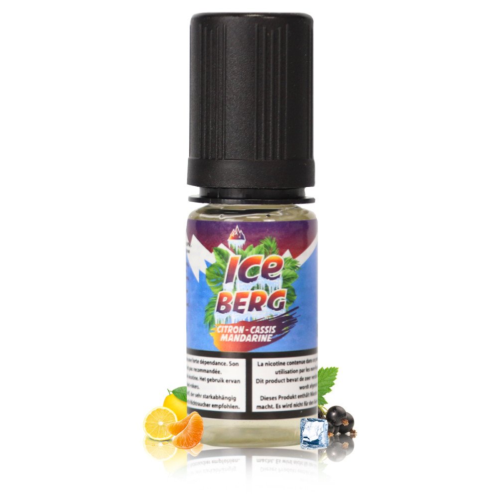E-liquide Citron Cassis Mandarine Sel de Nicotine Iceberg - O'Jlab
