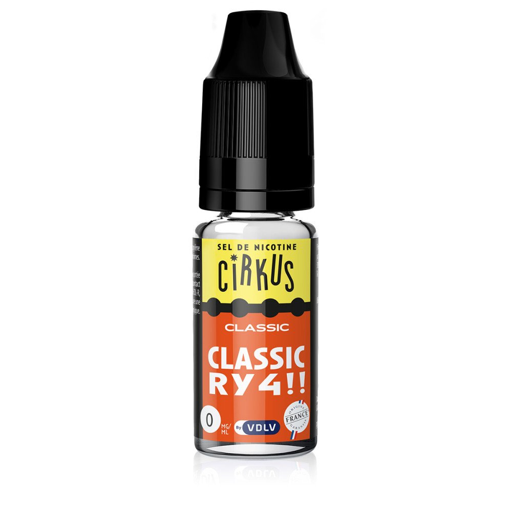 E-liquide Classic RY4 Sel de Nicotine - Cirkus