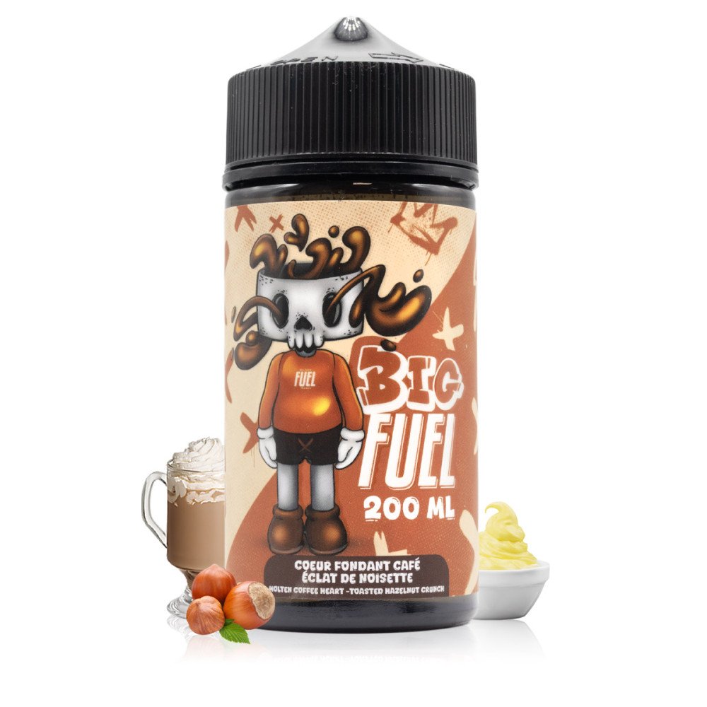 E-liquide Coeur Fondant Café 200ml Big Fuel - Maison Fuel
