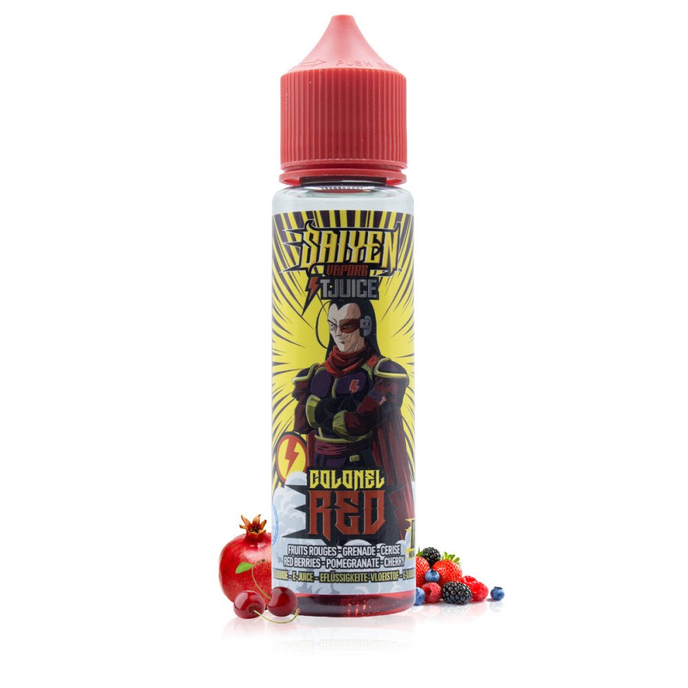 E-liquide Colonel Red 50ml Saiyen Vapors - Swoke x T-Juice