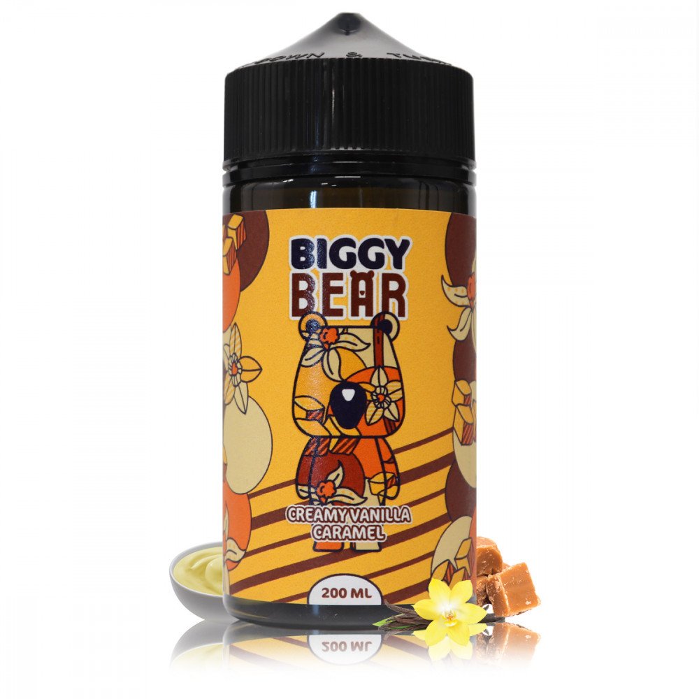 E-liquide Creamy Vanilla Caramel 200ml - Biggy Bear