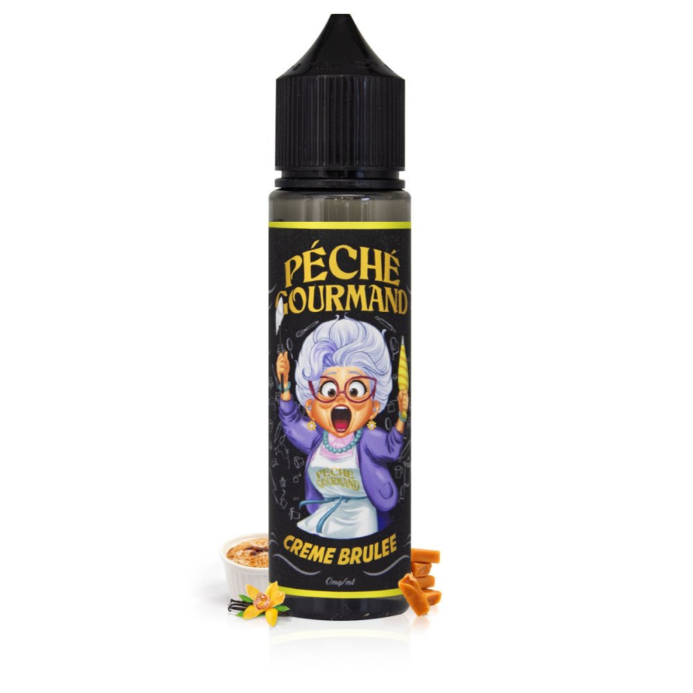 E-liquide Crème Brulée 50ml Péché Gourmand - O'Jlab