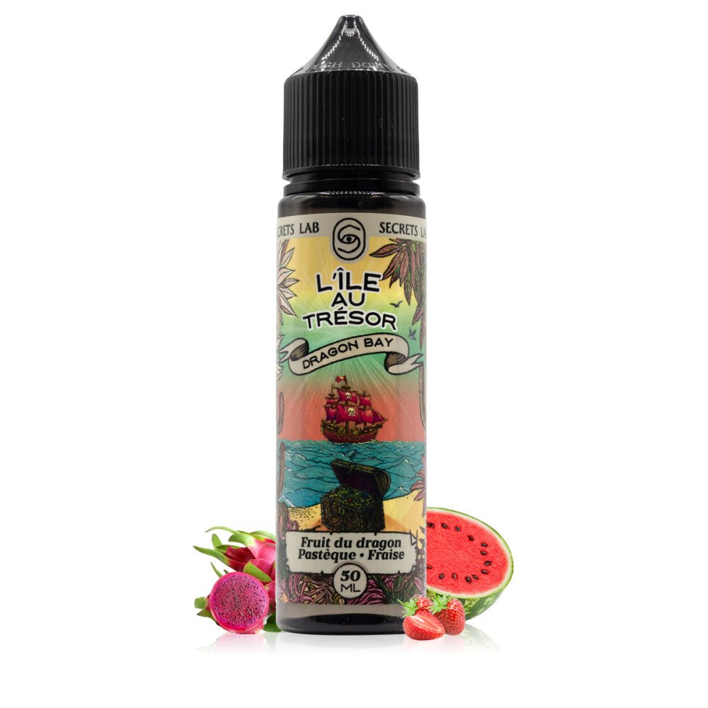 E-liquide Dragon Bay 50ml L'Île au Trésor - Secret's Lab