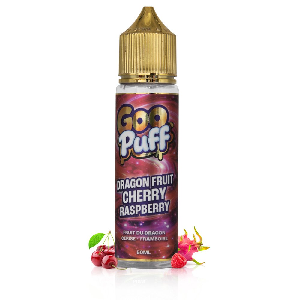 E-liquide Dragon Fruit Cherry Raspberry 50ml Goo Puff - Guilab