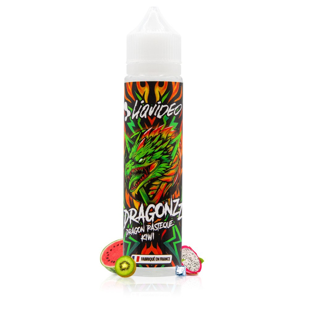 E-liquide Dragon Pastèque Kiwi 50ml Dragonzz - Liquideo