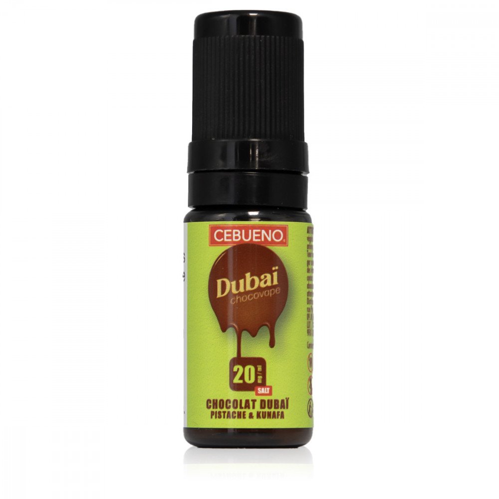 E-liquide Dubaï Chocovape Sel de Nicotine - Cebueno