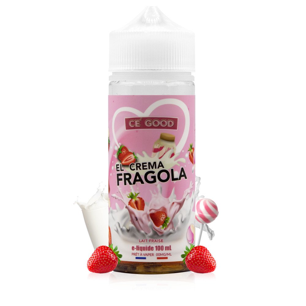 E-liquide El Crema Fragola 100ml - Ce'Good