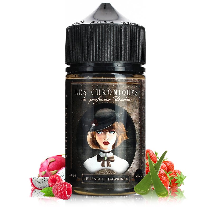 E-liquide Elisabeth Dawkins 50ml Les Chroniques du Professeur Dawkins - Laboratoire H2O