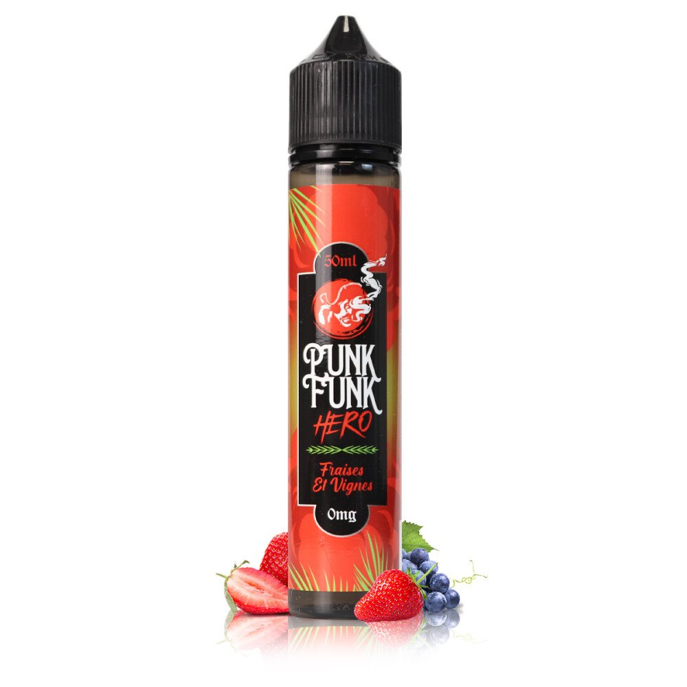 E-liquide Fraise et Vignes 50ml - Punk Funk Hero