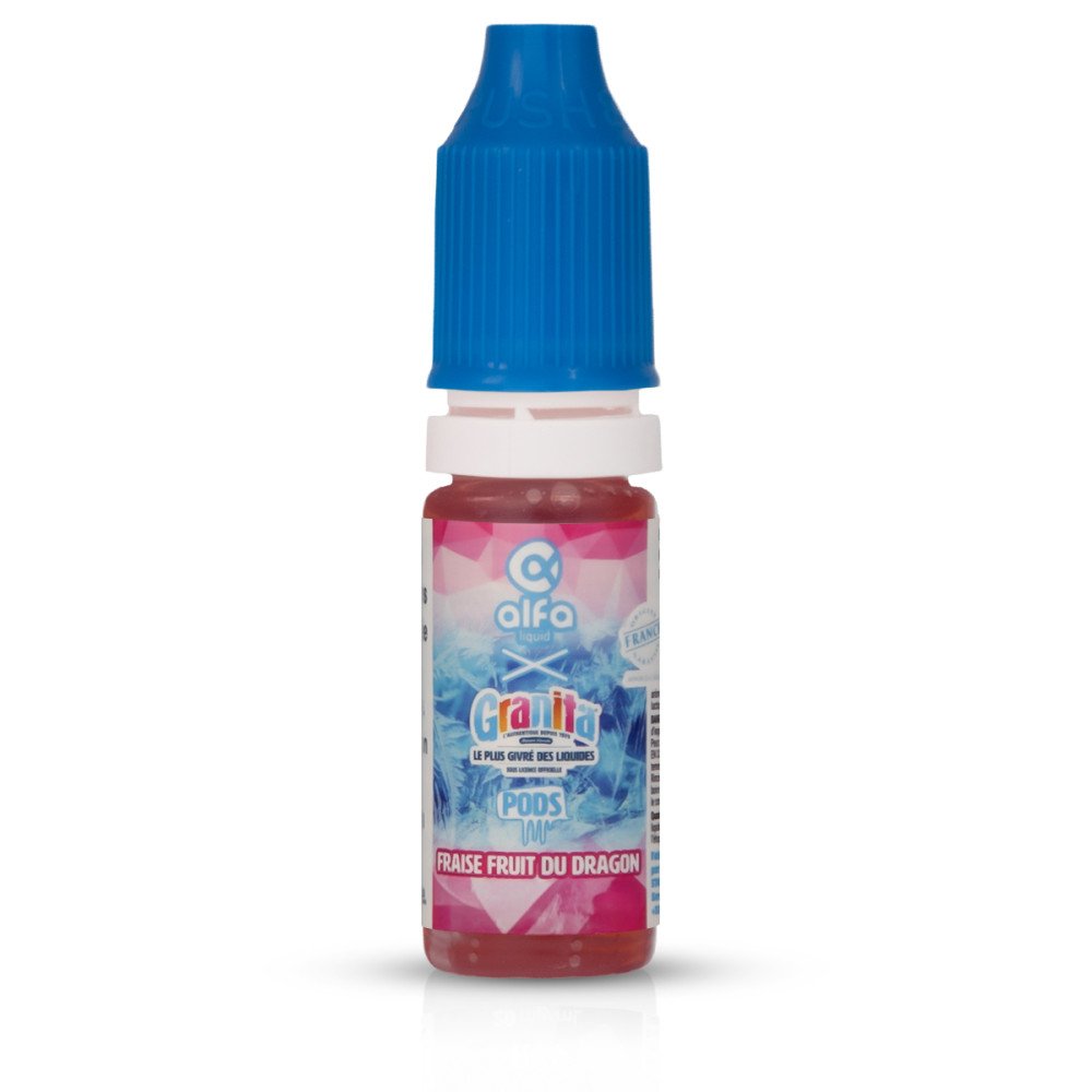 E-liquide Fraise Fruit du Dragon 10ml Granita Pods - Alfaliquid