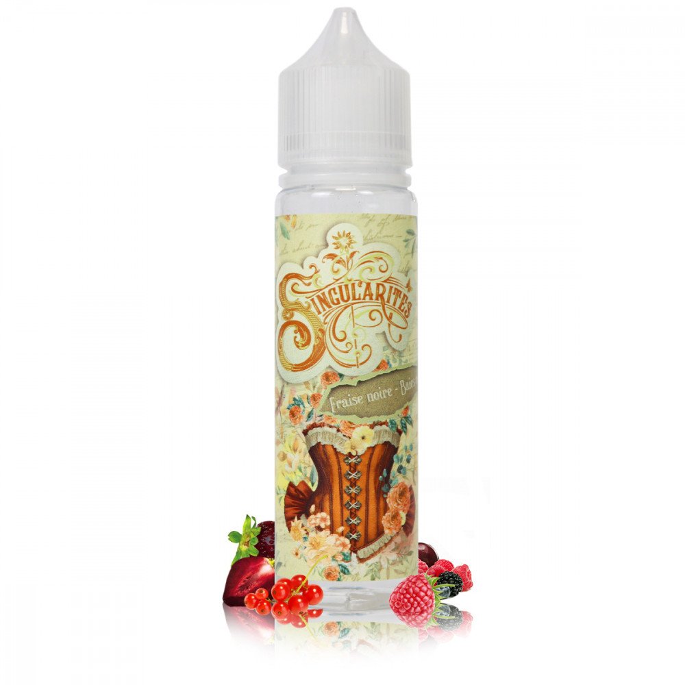 E-liquide Fraise Noire Baies Rouges 50ml Singularités - Al-Kimiya