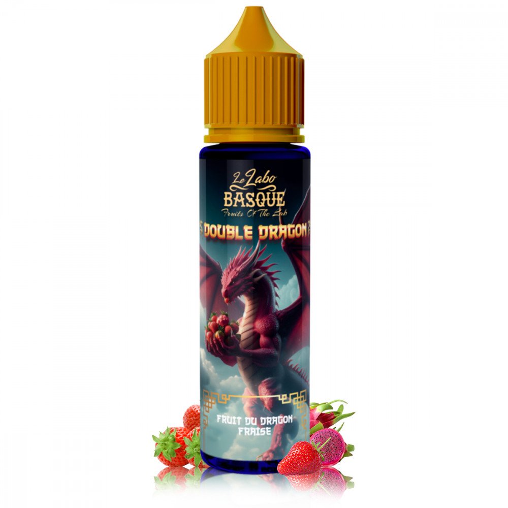 E-liquide Fruit du Dragon Fraise 50ml Double Dragon - Biarritz Lab