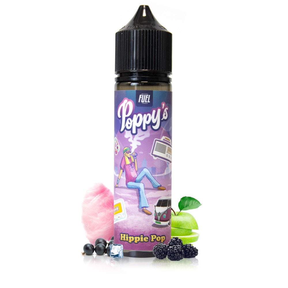 E-liquide Hippie Pop 50ml Poppy's - Maison Fuel