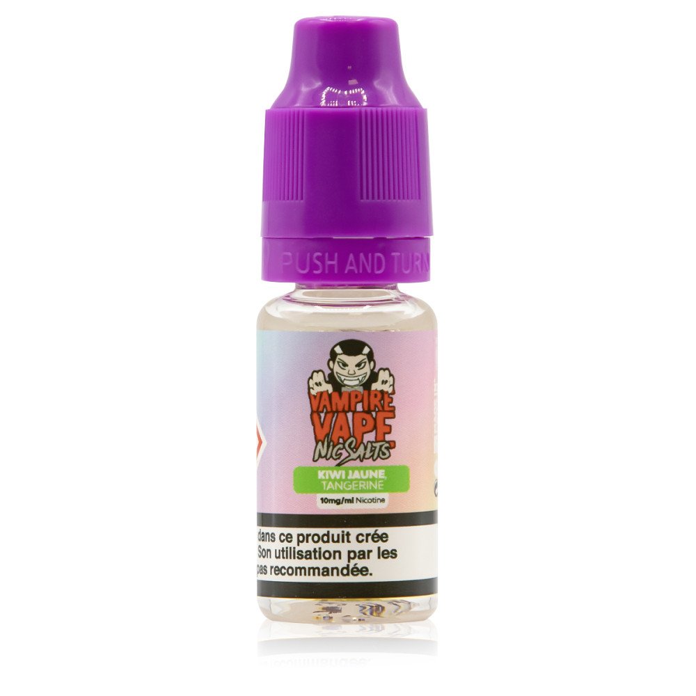 E-liquide Kiwi Jaune Tangerine Sel de Nicotine - Vampire Vape
