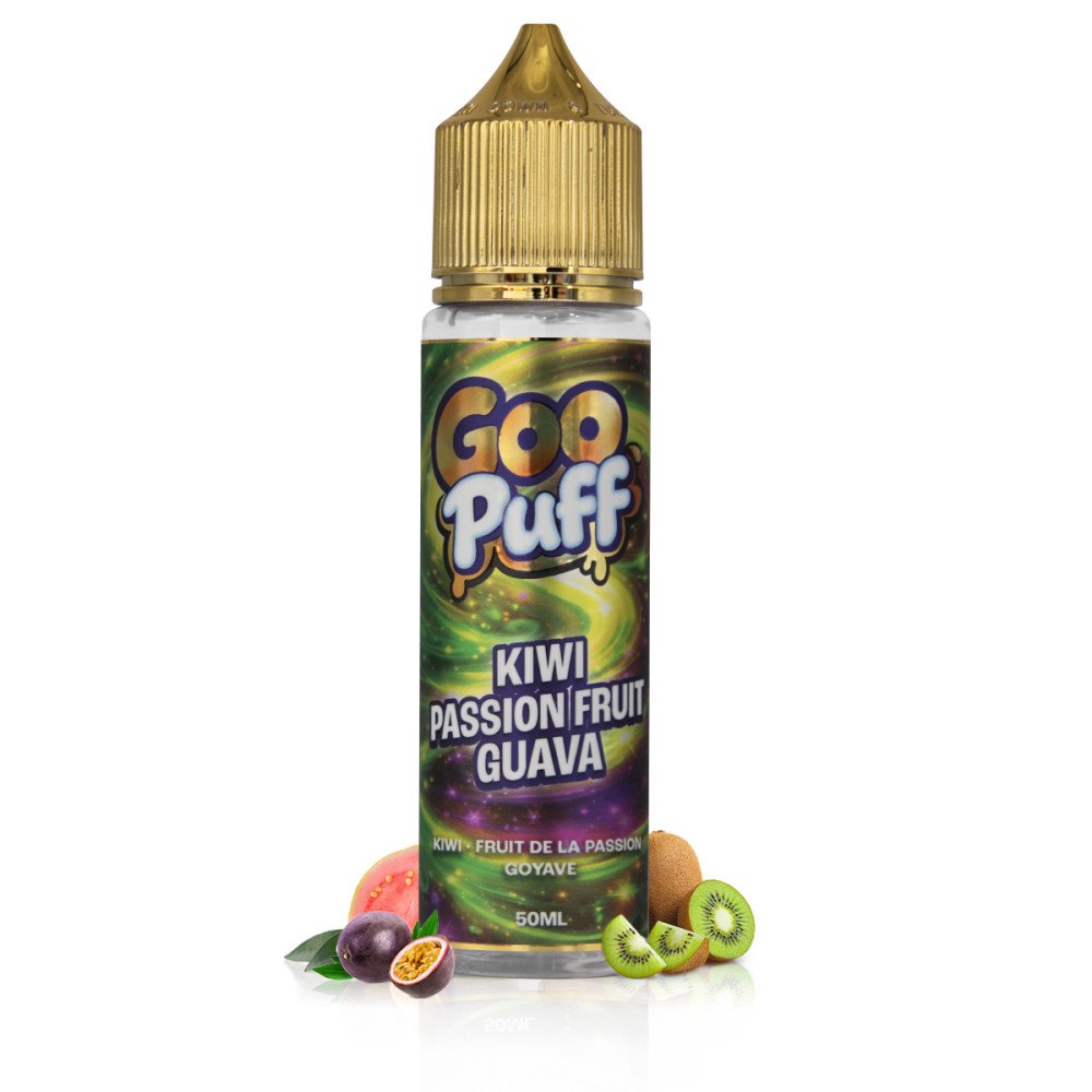 E-liquide Kiwi Passion Fruit Guava 50ml Goo Puff - Guilab