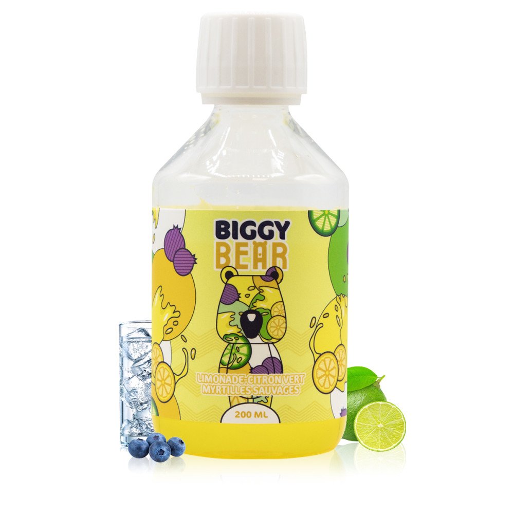 E-liquide Limonade Citron Vert Myrtilles Sauvages 200ml - Biggy Bear