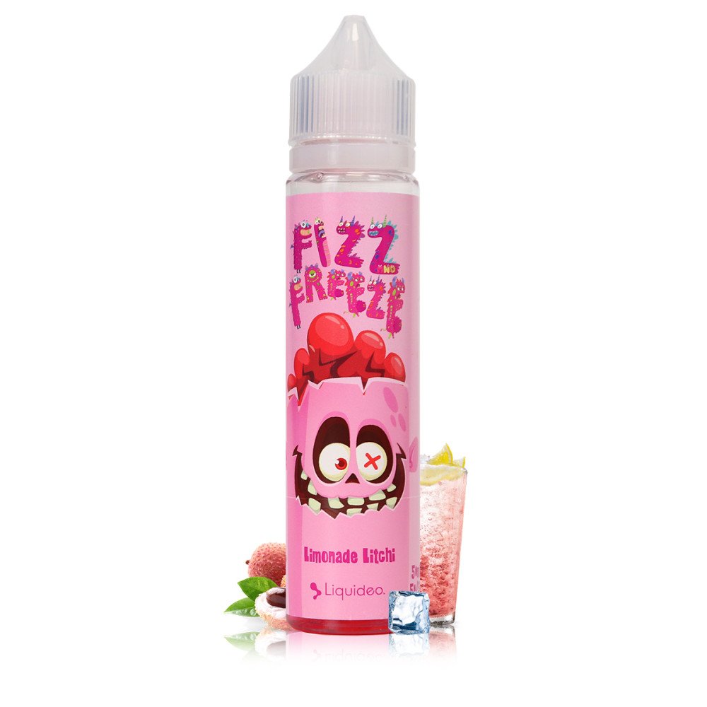 E-liquide Limonade Litchi 50ml Fizz and Freeze - Liquideo