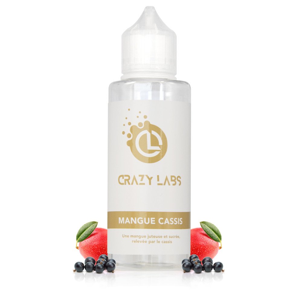 E-liquide Mangue Cassis 100ml - Crazy Labs