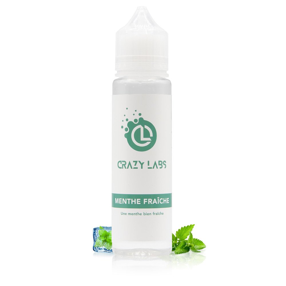 E-liquide Menthe Fraîche 50ml - Crazy Labs