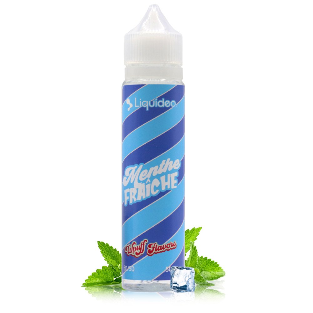 E-liquide Menthe Fraiche 50ml Wpuff Flavor - Liquideo