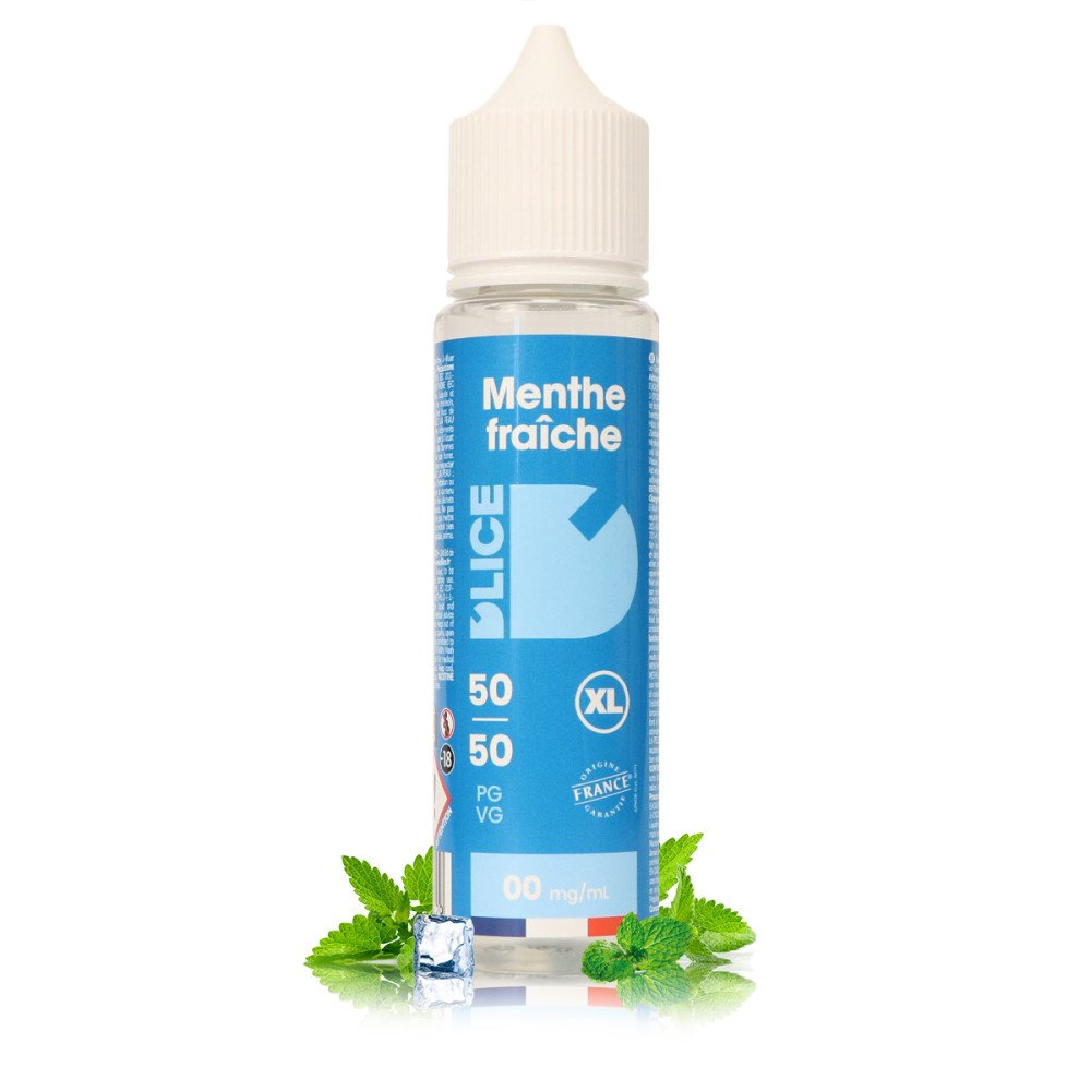 E-liquide Menthe Fraîche 50ml - Dlice