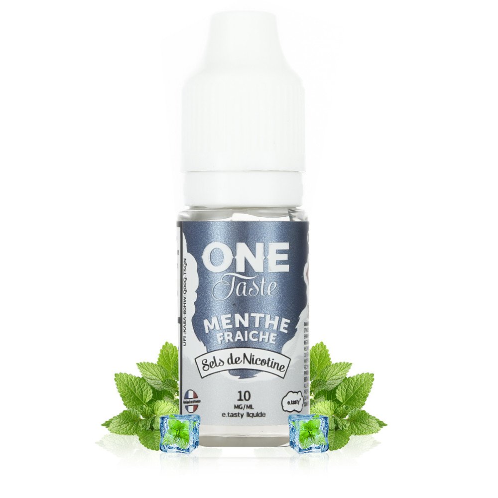E-liquide Menthe Fraiche Sels de Nicotine 10ml One Taste - E.Tasty