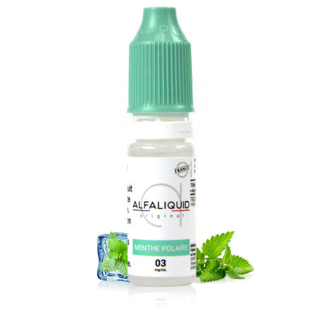 10 ml Alfaliquid E-liquide Menthe Polaire