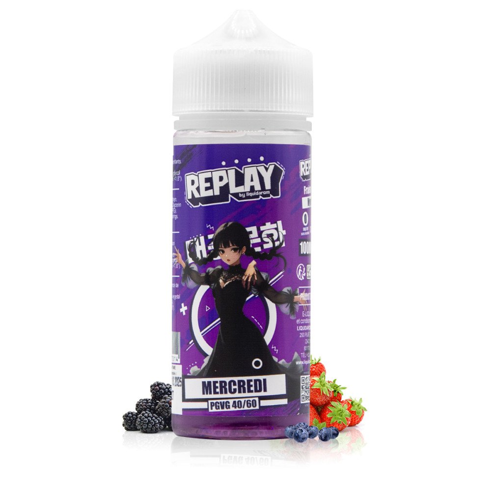 E-liquide Mercredi 100ml Replay - LiquidArom